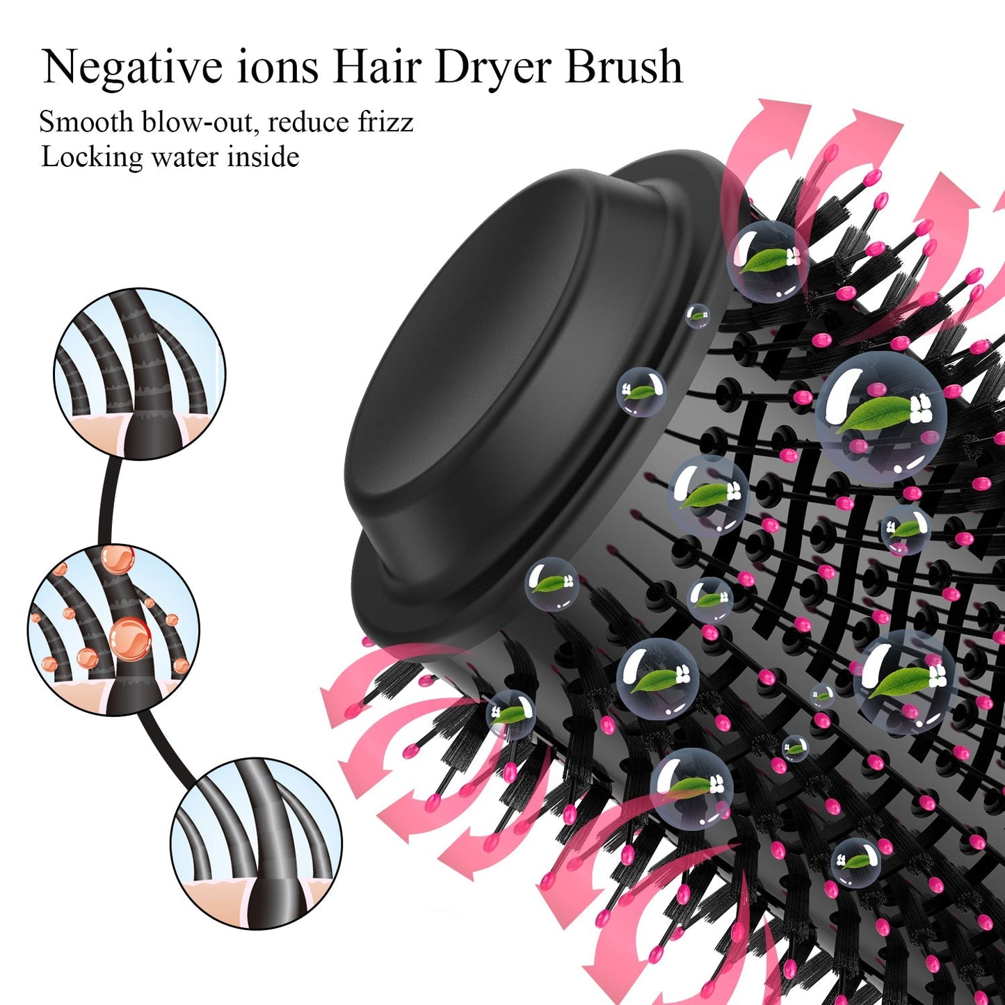 One-Step Hair Dryer & Volumizing Brush – Straight, Style & Dry in Minutes